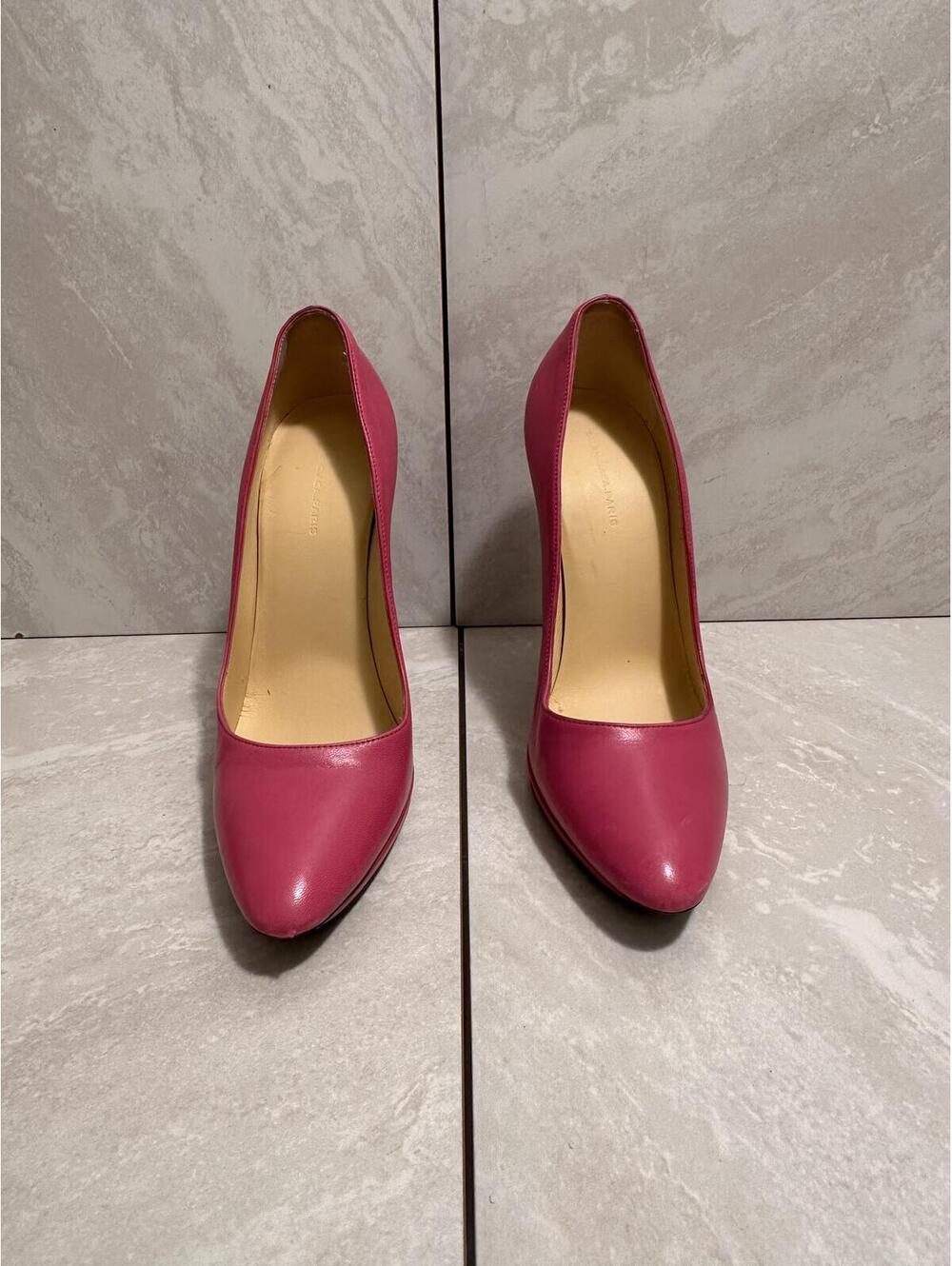 Balenciaga pink leather pointed toe stiletto heel Size 38/US 8 Made in Italy